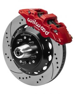 Wilwood Brake System AERO6 Big Brake Front 6 Piston Caliper 14.00" Drilled Kit