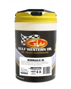 Gulf Western Biodraulic Synthetic FR Hydraulic Fluid ISO46 20 Litres