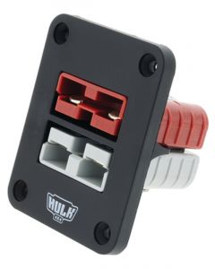 Hulk 4X4 Double Flush Mount Housing 50A Ando Style Plugs Red & Gry