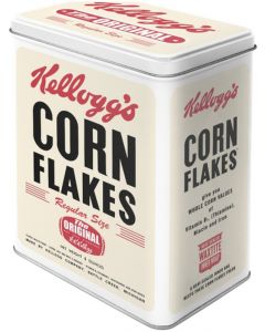 Nostalgic-Art Licensed Product Tin Box Large Kelloggs Retro White 10x14x20cm 3L