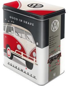 Nostalgic-Art Licensed Tin Box Large VW Good In Shape Black 10x14x20cm 3L