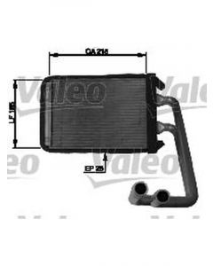 Valeo Heat Exchanger Interior Heating 215mm Width 155mm Length 23mm Depth For LH