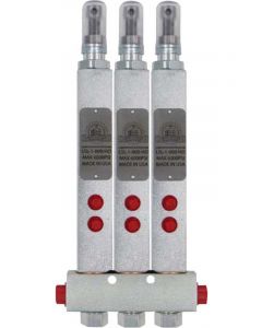Alemlube ASL-1-HO High Volume Three Stage Grease Injector Manifold