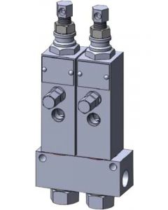 Alemlube ASL-1-R5 Standard Volume Three Stage Grease Injector Manifold