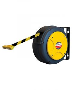 Alemlube El Series Caution Safety Barrier Reel 16M Long Yellow and Black Band