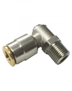 Alemlube High Pressure Push In Swivel Elbow Fitting 6mm Tube X M8