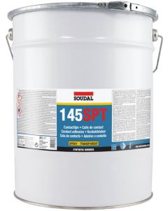 Soudal 145SPT Spray Contact Adhesive Moisture Resistant Clear 20L