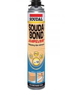 Soudal Soudabond Subfloor Adhesive Gun Screw Top Brown 836ml