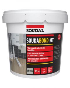 Soudal Soudabond MT Premixed Tile Adhesive Ready to Use White 15kg