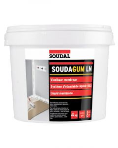 Soudal Soudagum Fast Drying LM Liquid Membrane Solvent Free White 4kg