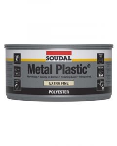 Soudal Metal Plastic Extra Fine Putty Polyester Based White 2kg