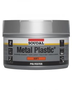 Soudal Metal Plastic Soft Polyester Putty White 2kg