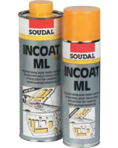Soudal Incoat ML Aerosol Cavity Sealant Brown 500ml
