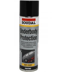 Soudal Underbody Protection Aerosol Not Paintable Black 500ml