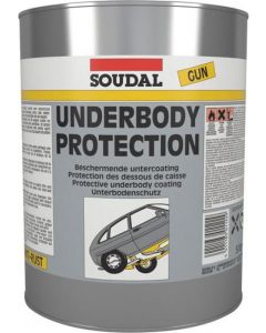 Soudal Underbody Protection Gun Black Not Paintable 1kg