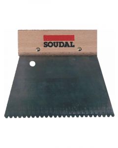Soudal Fine Notched Trowel Adhesive Spreader No.3 3mm