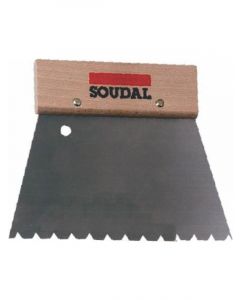 Soudal Large Notched Trowel Adhesive Spreader No.11 5mm