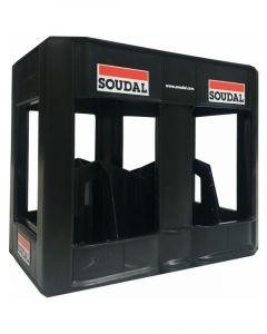 Soudal Heavy Duty Black Crates Holds 12 Cartridges