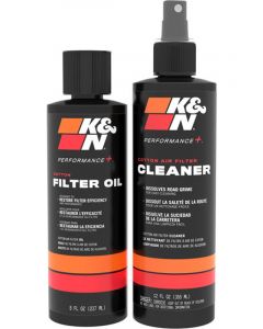 K&N Air Filter Recharger, Cleaner + Squeeze Oil Service Kit [Blue]