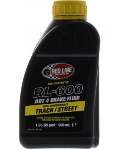 Redline RL-600 DOT 4 Brake Fluid Street and Track 473ml Bottle