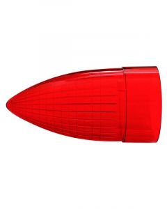 UPI Reproductions Replacement Tail Light Lens Driver Side Passenger Side Red