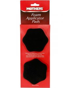 Mothers Soft Foam Applicator Pads Hex Shape Handle Twin Pack