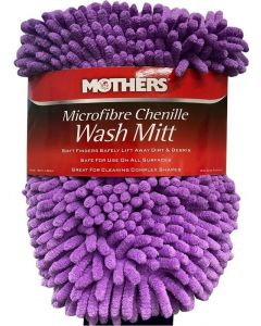 Mothers Microfibre Chenille Wash Mitt Safe For All Surfaces