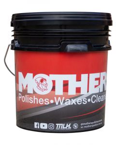 Mothers Heavy Duty Bucket with Lid 15.15L Black