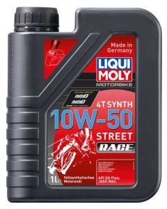 Liqui Moly Full Synthetic Motorbike 4T 10W-50 Street Race Motor Oil 1L