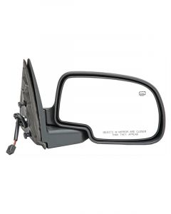 Dorman Side View Mirror ABS Plastic Black Power Driver Side