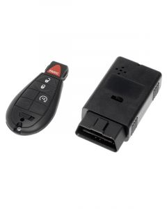 Dorman Remote Key Fob 4 Button Black For Chrysler Dodge Ram