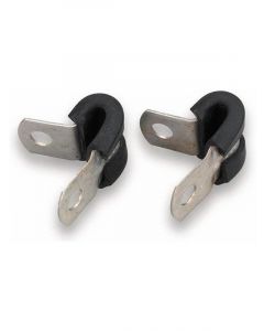 Earls Cushioned Hose Mounting Clamps Natural 1.500" Hole Pair