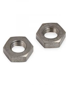 Earls Bulkhead Nut Fittings -3 AN Female Threads Stainless Pair