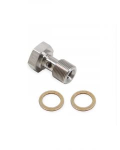 Earls Stainless Carburettor Inlet Fitting 9/16-24" Banjo Bolt