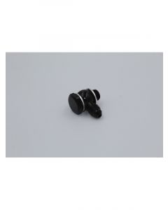 Fragola Brake Adapter Fitting -4AN Banjo 10mm x 1 Banjo Bolt Black