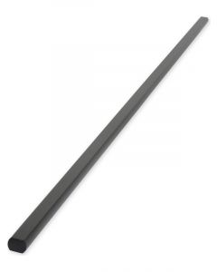 Holley Steering Shaft Steel 36" Long 3/4" DD Style Zinc Plated Black
