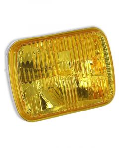Holley RetroBright LED Headlight Sealed Beam 4"x7" Rectangle Yellow