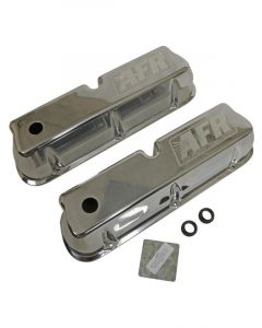 Air Flow Research Valve Cover Tall Breather Holes AFR Logo Aluminum Poli