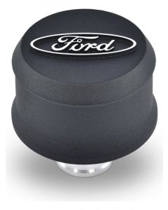 Ford Performance Breather Push-in Aluminium Black For Ford Logo
