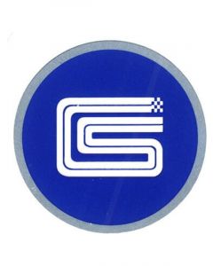 Scott Drake Key Chain Aluminum Blue Official CS Shelby Emblem