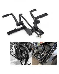 Attitude Forward Control Kit Black 12in Street Bob 2018-2021