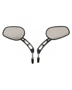 Attitude Rearview Mirror Universal 8mm Black For Harley Touring