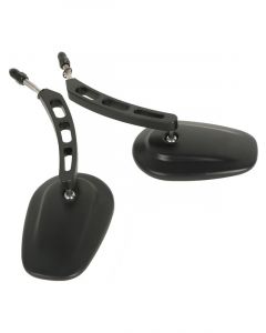 Attitude Rearview Mirror Universal 8mm Matt For Harley Touring