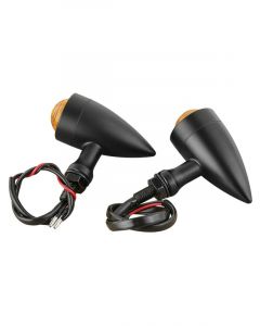 Attitude Universal Turn Signal Indicator Retro LED Aluminium Black