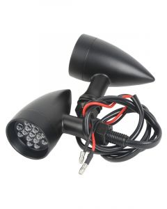Attitude Mini Bullet Universal Turn Signal Indicator Lights LED Black