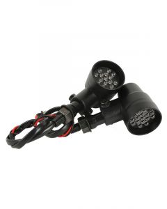 Attitude Cafe Racer Universal Turn Signal Indicator Lights Black