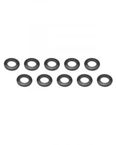 Wheel Lug Nut Washers Black SST 1.250" O.D. Set of 10