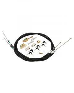 Proflow Universal Hand Brake Cable Kit With Mounts
