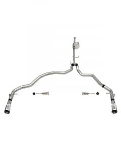 Corsa Performance Cat Back Exhaust System For 21 Ford F150 5.0L