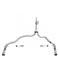 Corsa Performance Cat Back Exhaust System For 21 Ford F150 5.0L